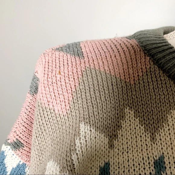 VINTAGE Multicolor Crewneck Sweater - Picture 5 of 5